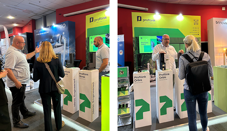 Profilink booth with aluminium solutions Orbis, Fluxis, and Strox at ArchyEnergy 2026