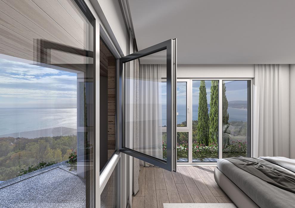 Interior room with open window